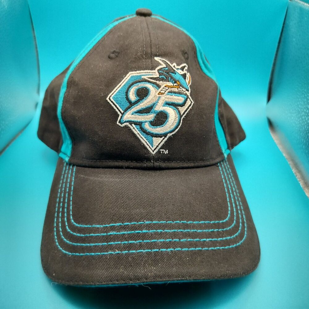 San Jose Sharks Hat Limited Edition 25th Anniversary Men's Adjustable
